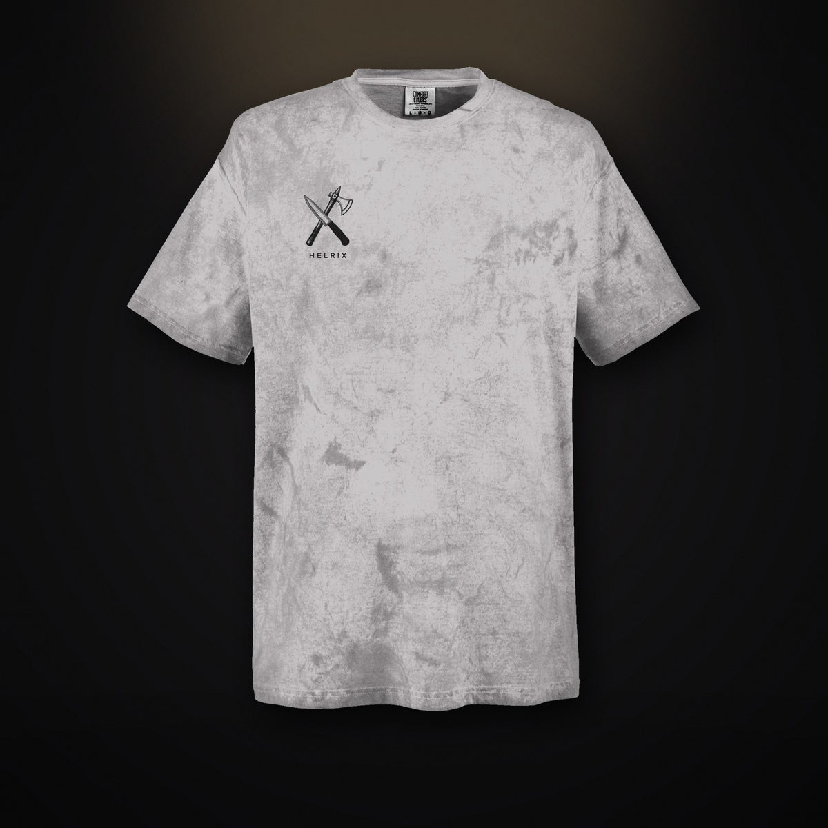 HELRIX Tie-Dye Tee – Smoke