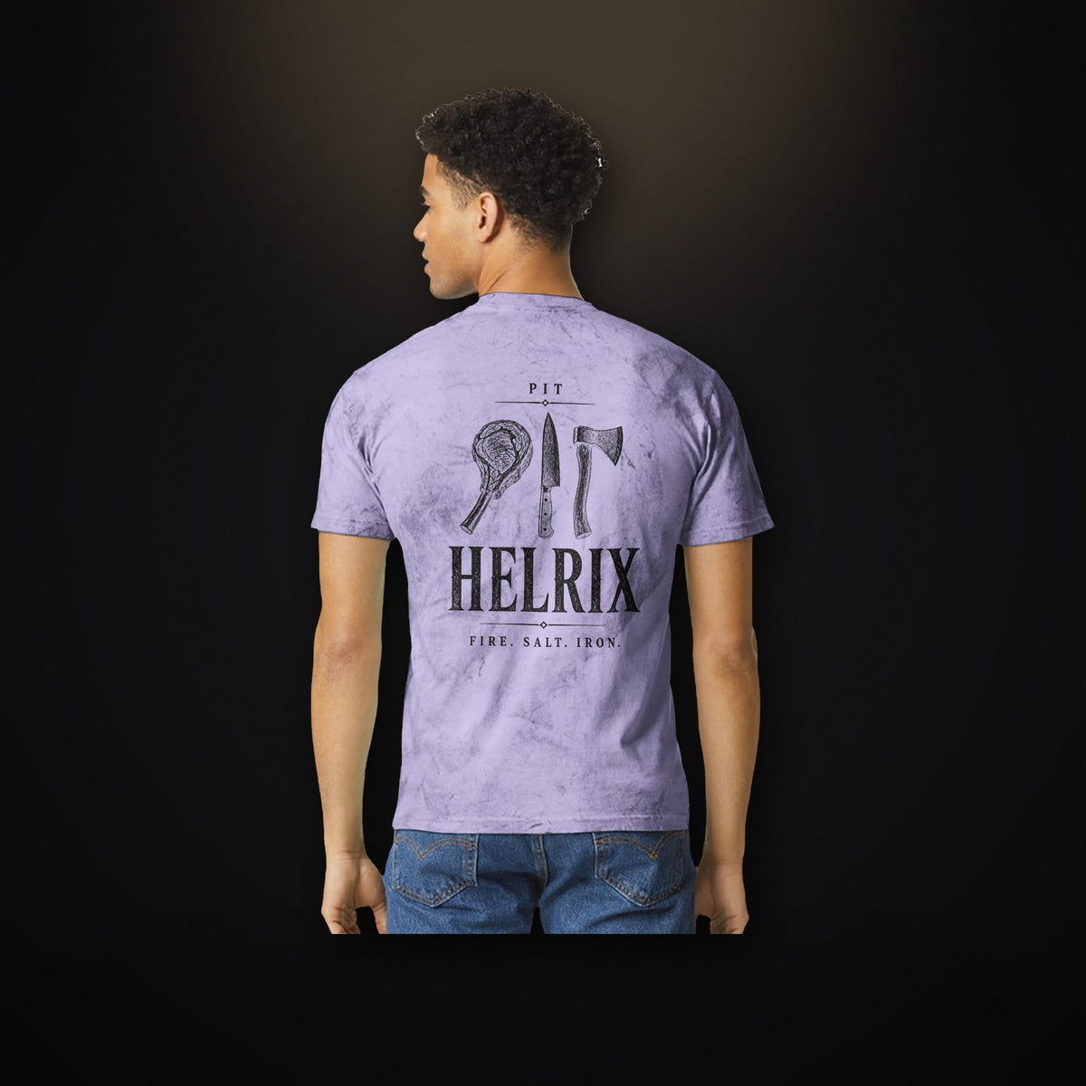 HELRIX Tie-Dye Tee – Ansicht