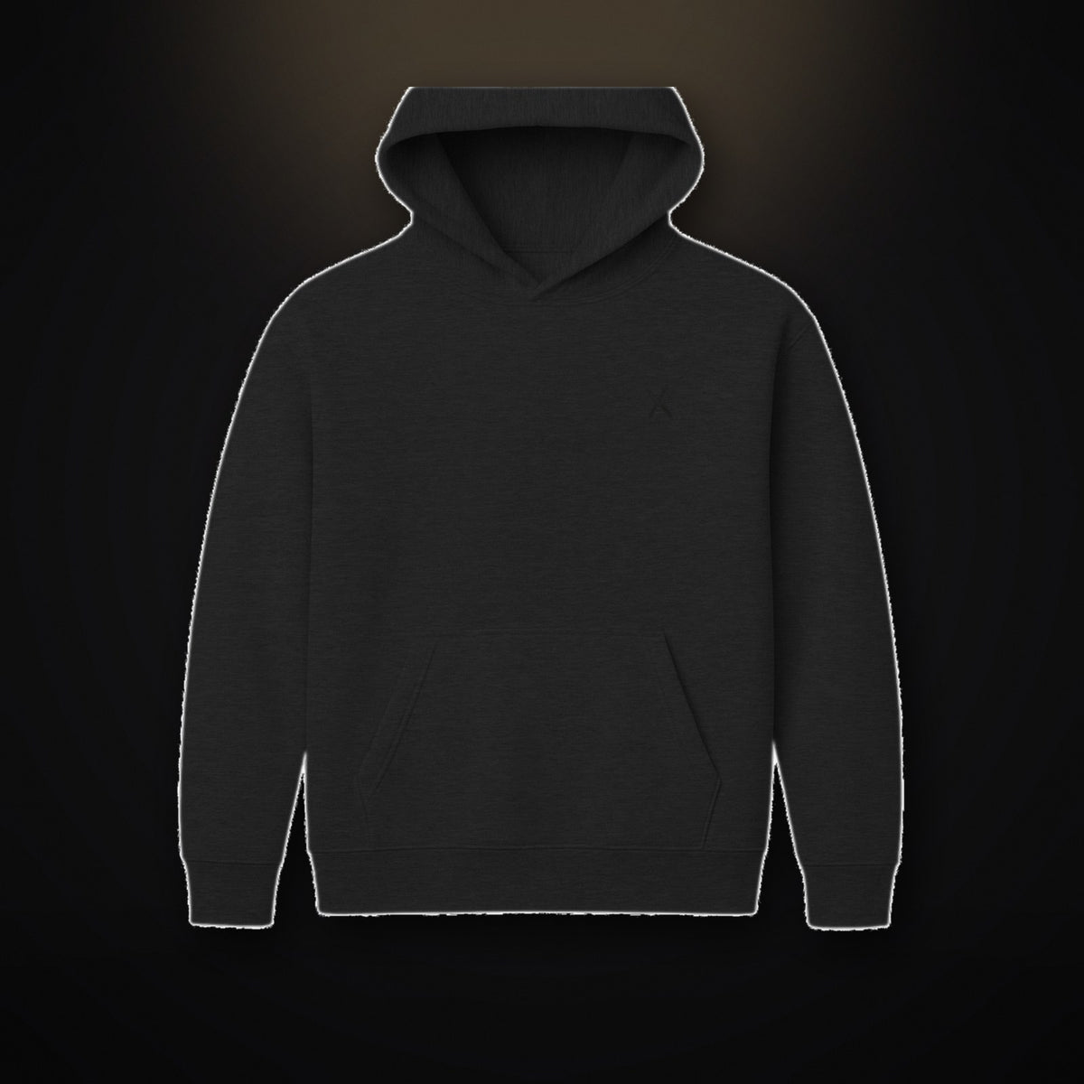 HELRIX Heavyweight Hoodie – Jet Black Heather