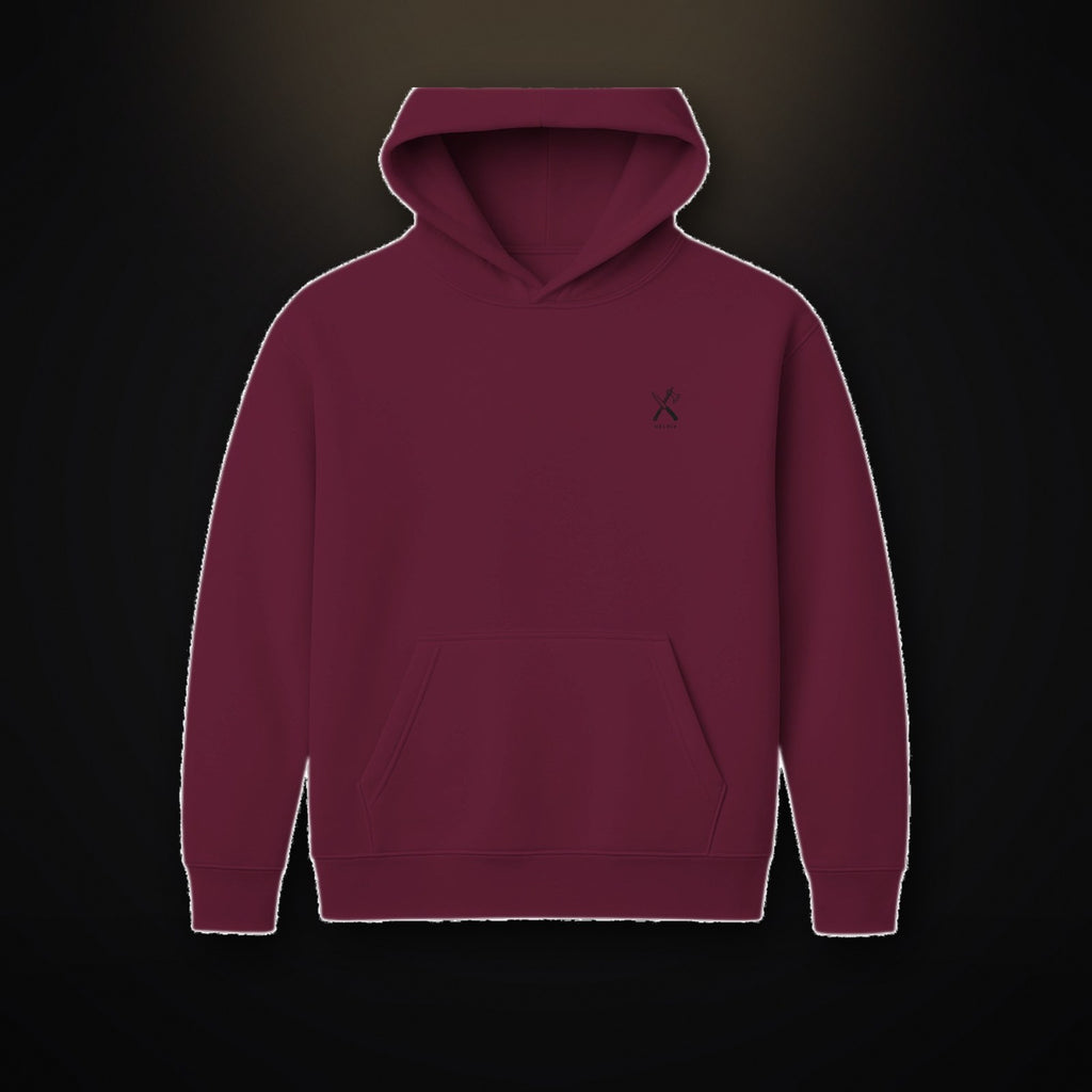 HELRIX Heavyweight Hoodie – Bordeaux