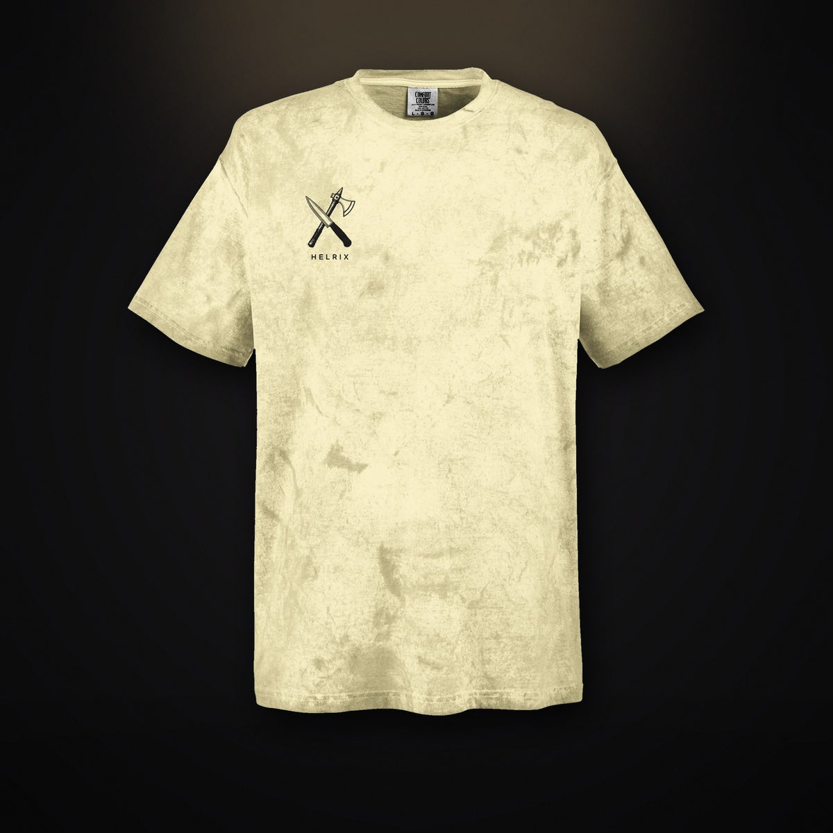 HELRIX Tie-Dye Tee – Citrine