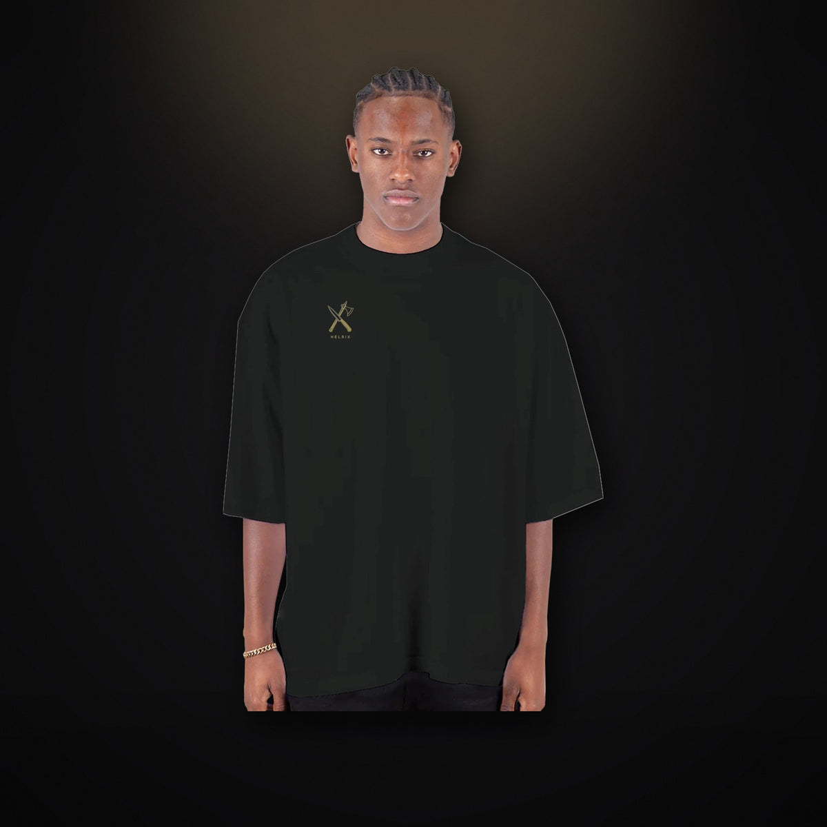 HELRIX Oversized Tee – Shadow