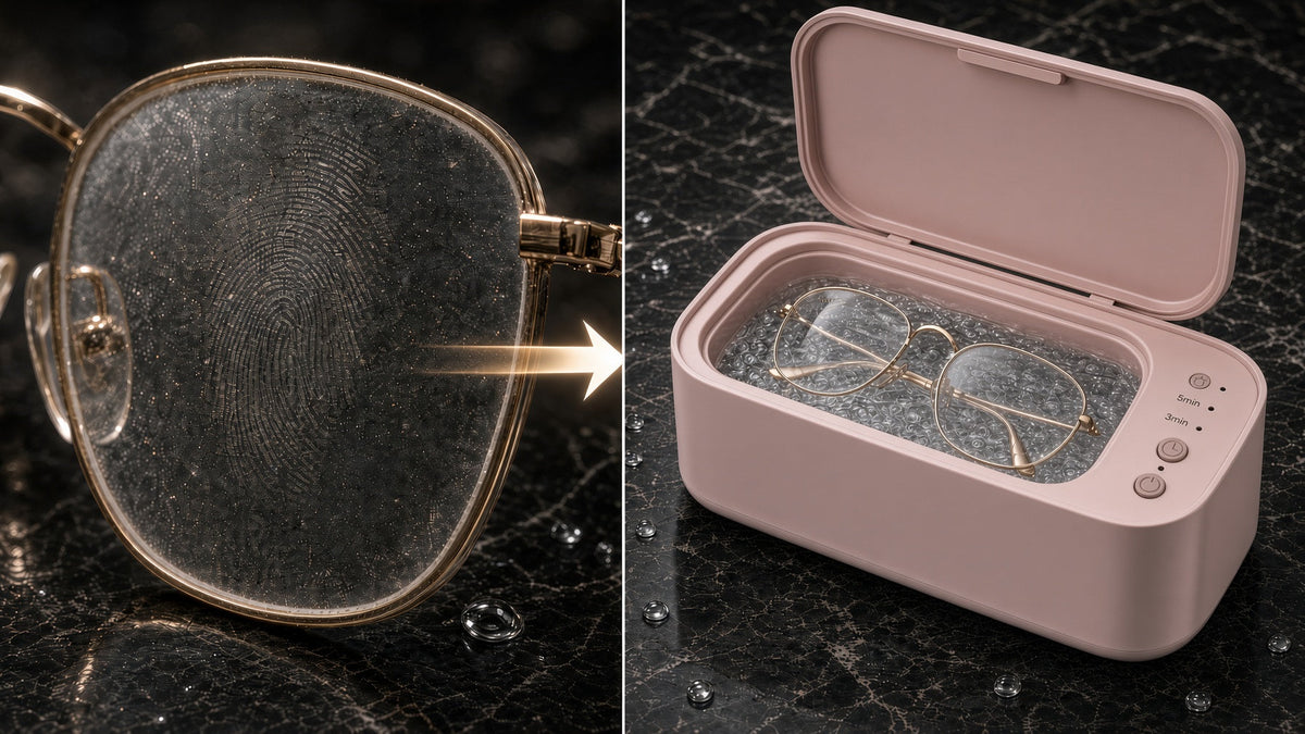 Vorher/Nachher im SoniQ Lens Spa Blush Pink