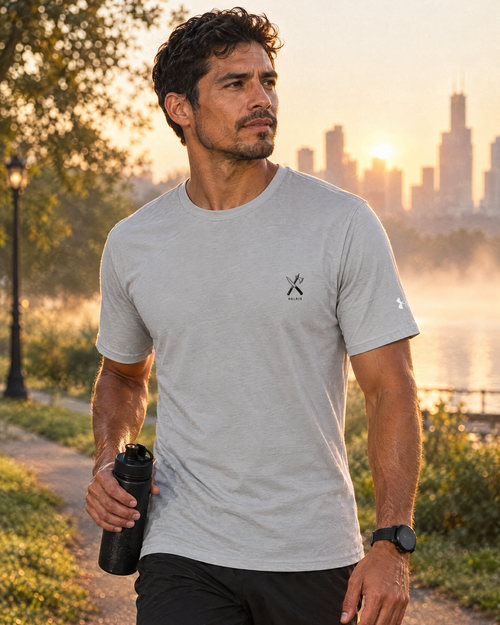HELRIX Athletic Tee nach dem Morgenlauf