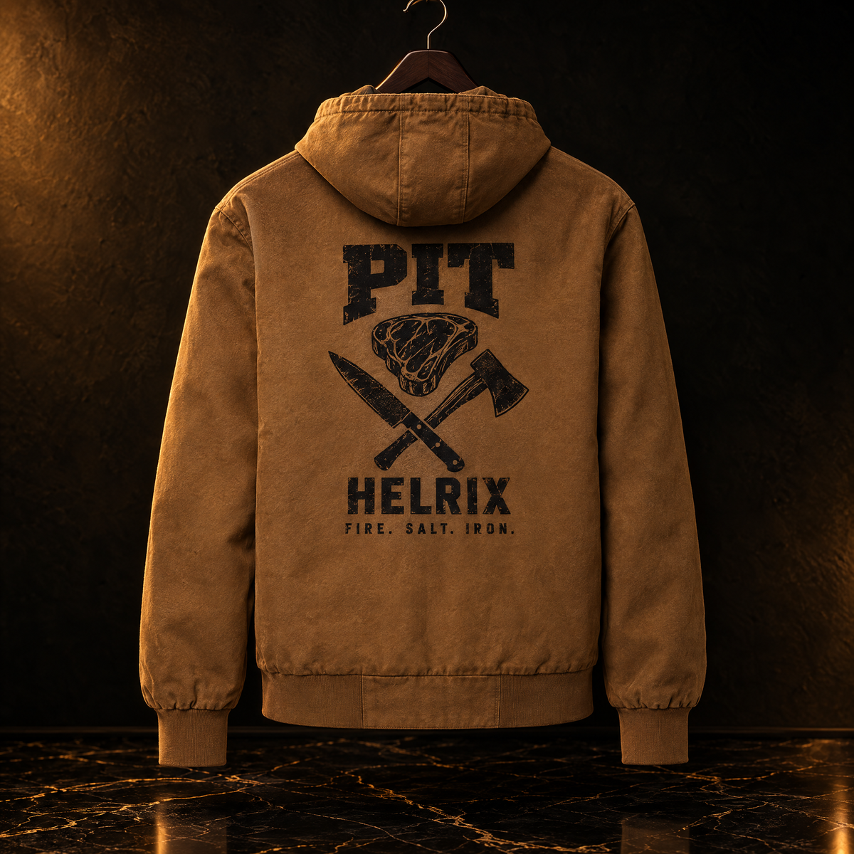 HELRIX Pit Workwear Jacket – Rückendruck