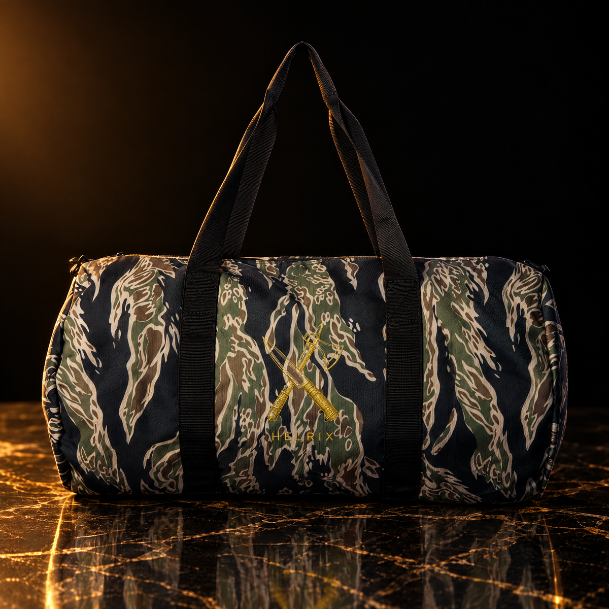 HELRIX Day Trip Duffle – Tiger Camo
