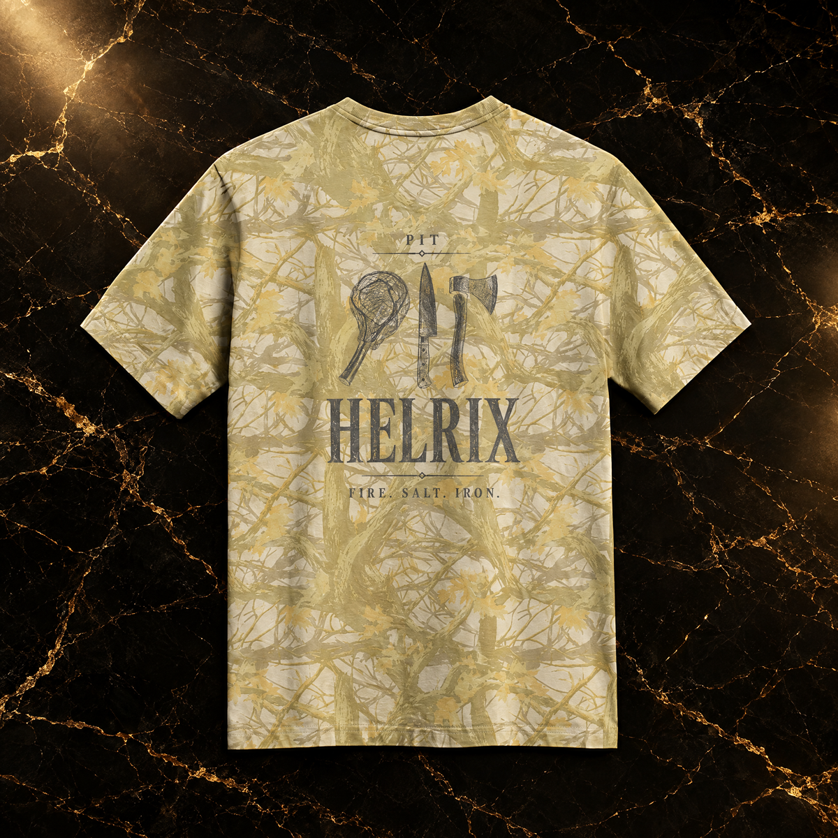 HELRIX Pit Camo Tee – Ansicht